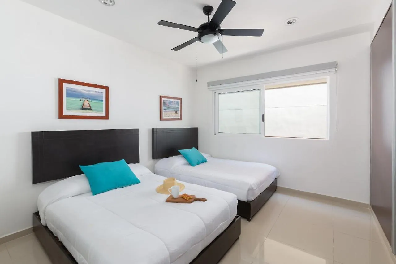 Phenomenal Combo Of 2 Separate Ph 1 In Playa Del Carmen With Private Jacuzzi, Chic Amenities, Gym And 2 Rooftops Apartment