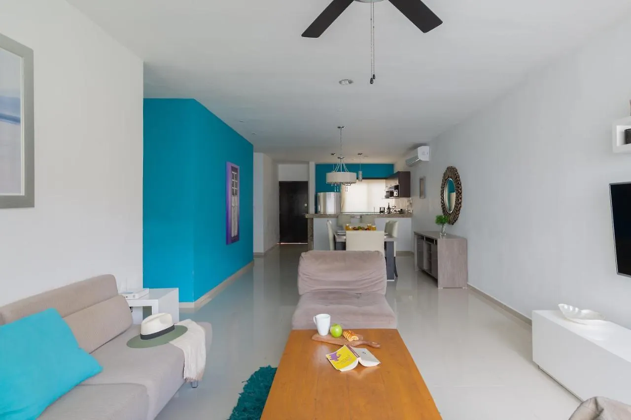 Apartment Phenomenal Combo Of 2 Separate Ph 1 In Playa Del Carmen With Private Jacuzzi, Chic Amenities, Gym And 2 Rooftops Mexico