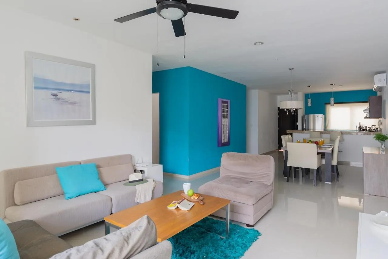 Phenomenal Combo Of 2 Separate Ph 1 In Playa Del Carmen With Private Jacuzzi, Chic Amenities, Gym And 2 Rooftops Apartment