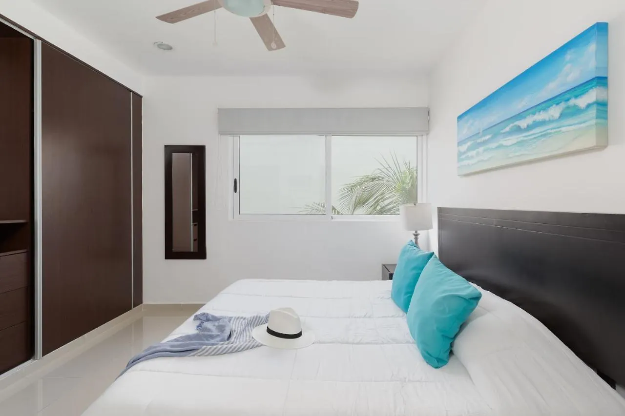Phenomenal Combo Of 2 Separate Ph 1 In Playa Del Carmen With Private Jacuzzi, Chic Amenities, Gym And 2 Rooftops