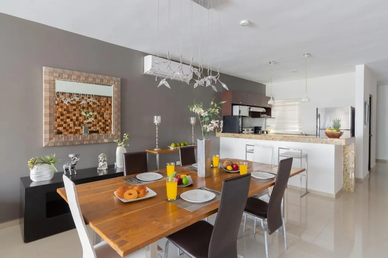Phenomenal Combo Of 2 Separate Ph 1 In Playa Del Carmen With Private Jacuzzi, Chic Amenities, Gym And 2 Rooftops