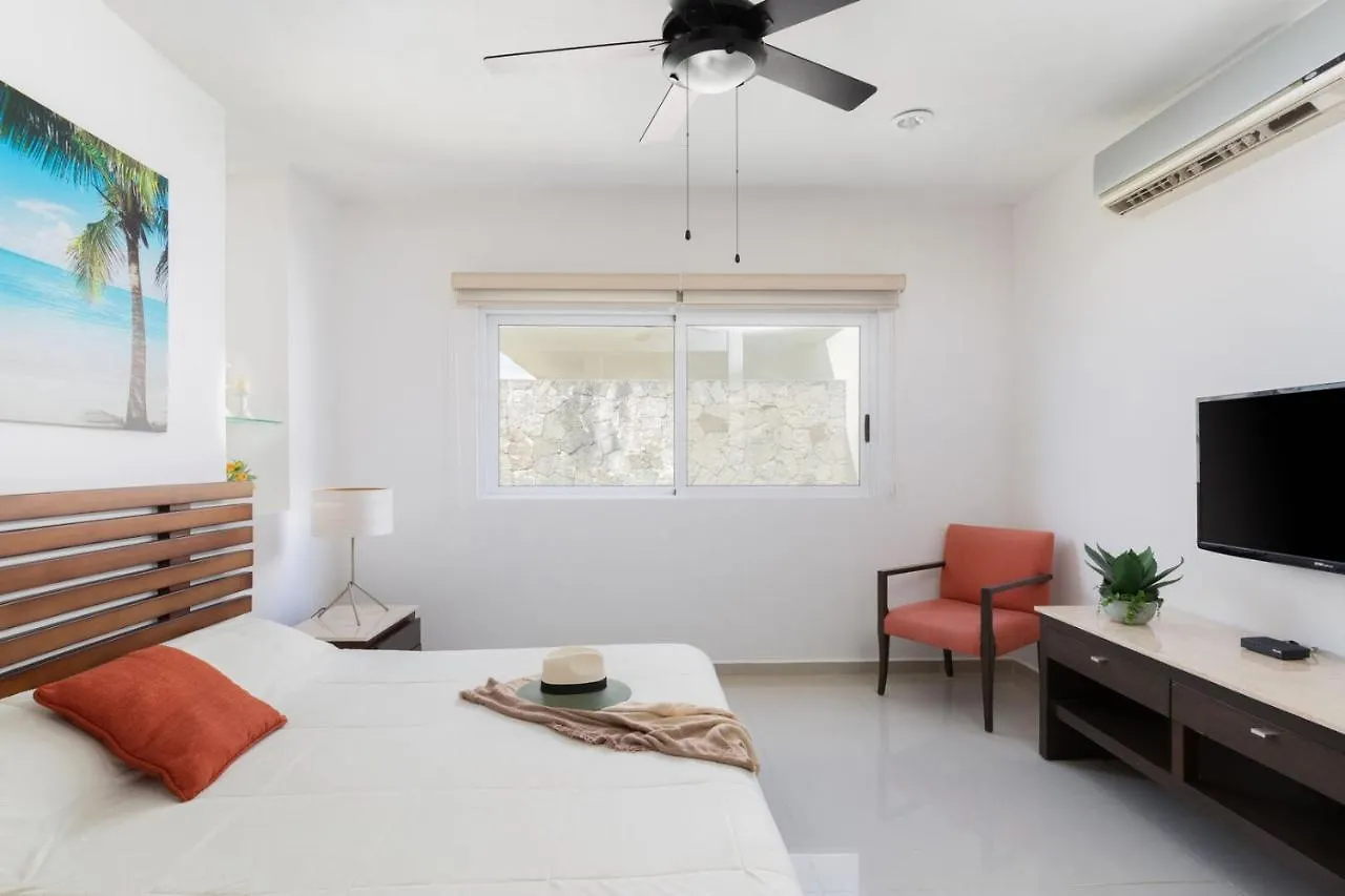 Phenomenal Combo Of 2 Separate Ph 1 In Playa Del Carmen With Private Jacuzzi, Chic Amenities, Gym And 2 Rooftops Apartment