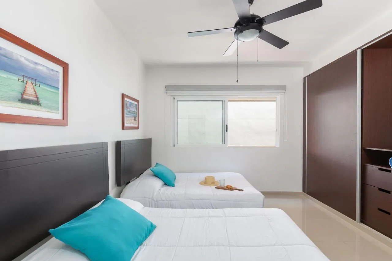 Phenomenal Combo Of 2 Separate Ph 1 In Playa Del Carmen With Private Jacuzzi, Chic Amenities, Gym And 2 Rooftops