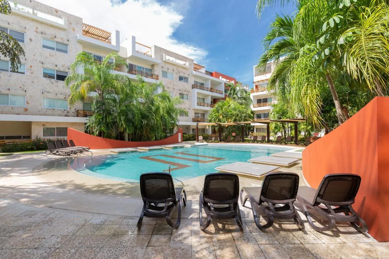 Apartment Phenomenal Combo Of 2 Separate Ph 1 In Playa Del Carmen With Private Jacuzzi, Chic Amenities, Gym And 2 Rooftops
