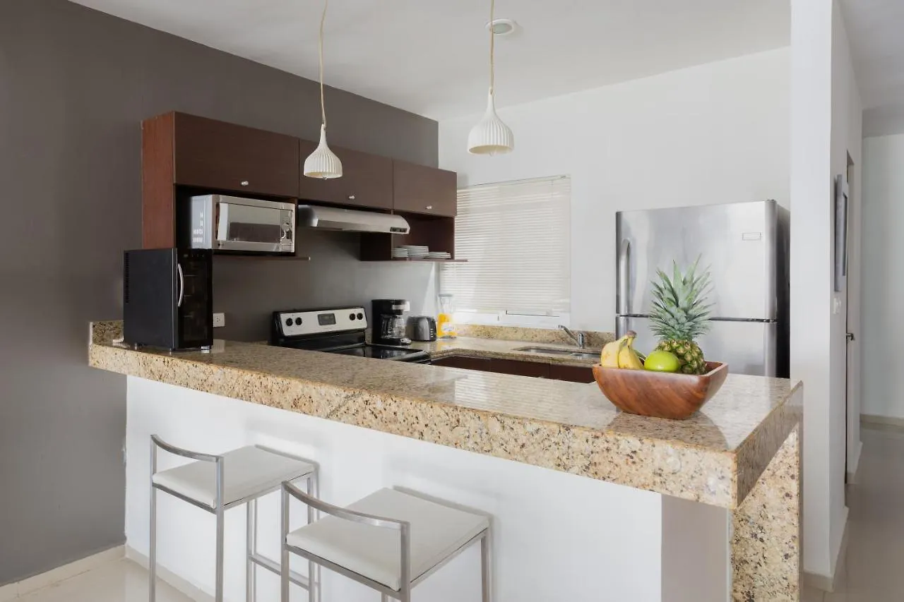 Apartment Phenomenal Combo Of 2 Separate Ph 1 In Playa Del Carmen With Private Jacuzzi, Chic Amenities, Gym And 2 Rooftops