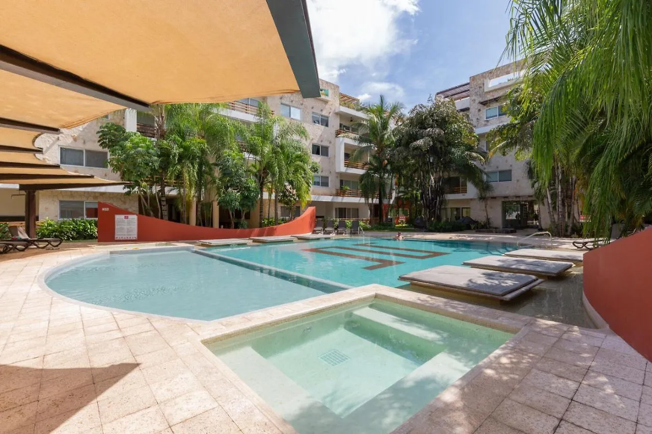 Phenomenal Combo Of 2 Separate Ph 1 In Playa Del Carmen With Private Jacuzzi, Chic Amenities, Gym And 2 Rooftops Apartment