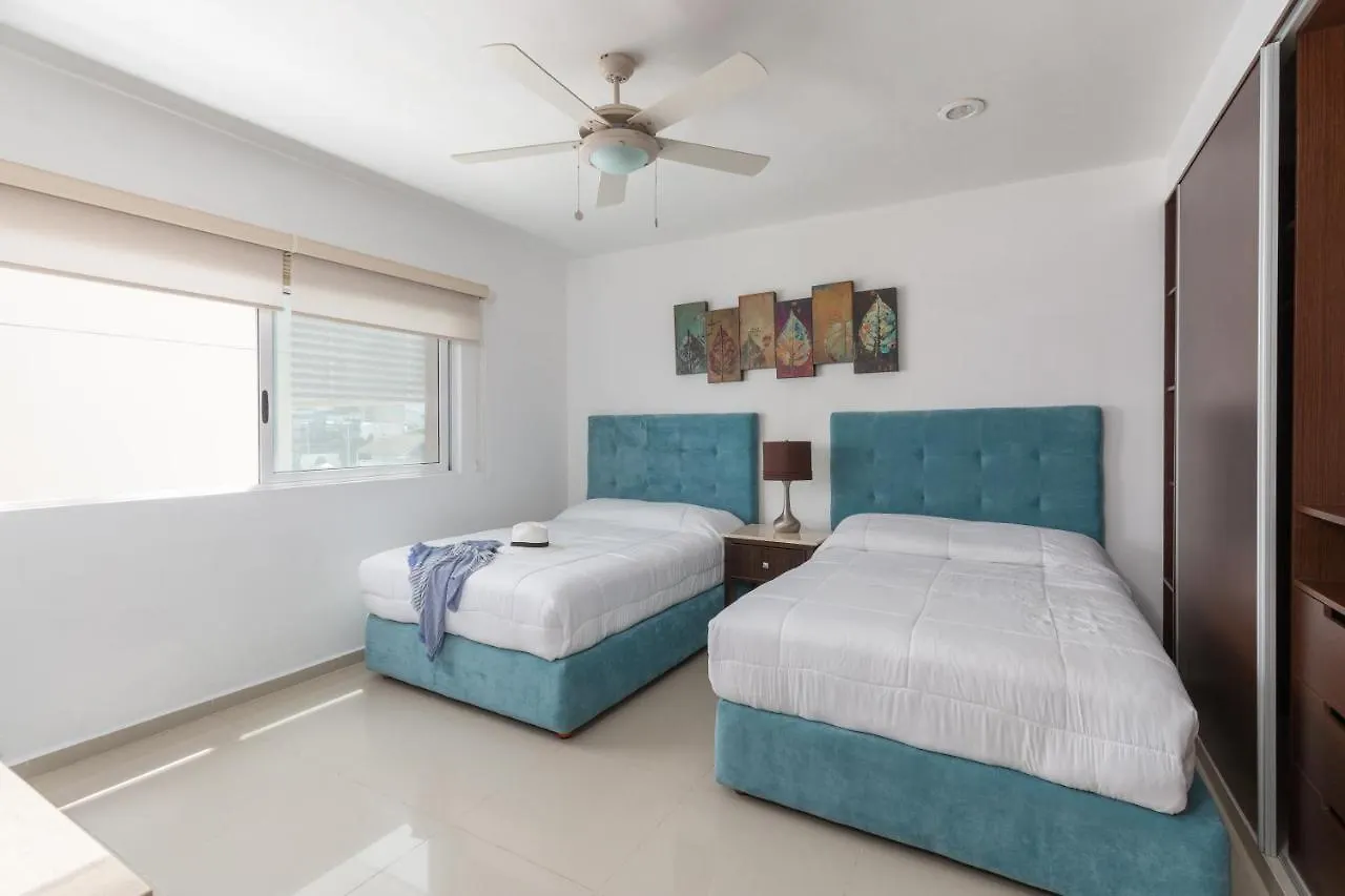 Apartment Phenomenal Combo Of 2 Separate Ph 1 In Playa Del Carmen With Private Jacuzzi, Chic Amenities, Gym And 2 Rooftops Mexico